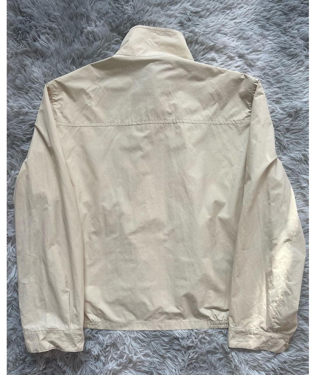 BURBERRY Бежевая хлопковая куртка, фото 2