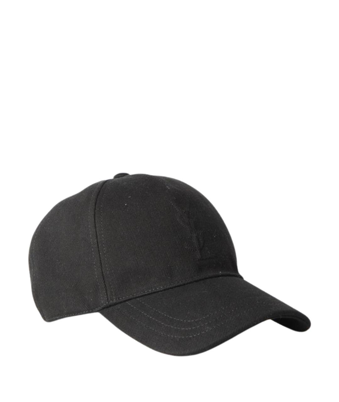 SAINT LAURENT Черная хлопковая кепка/бейсболка, фото 1