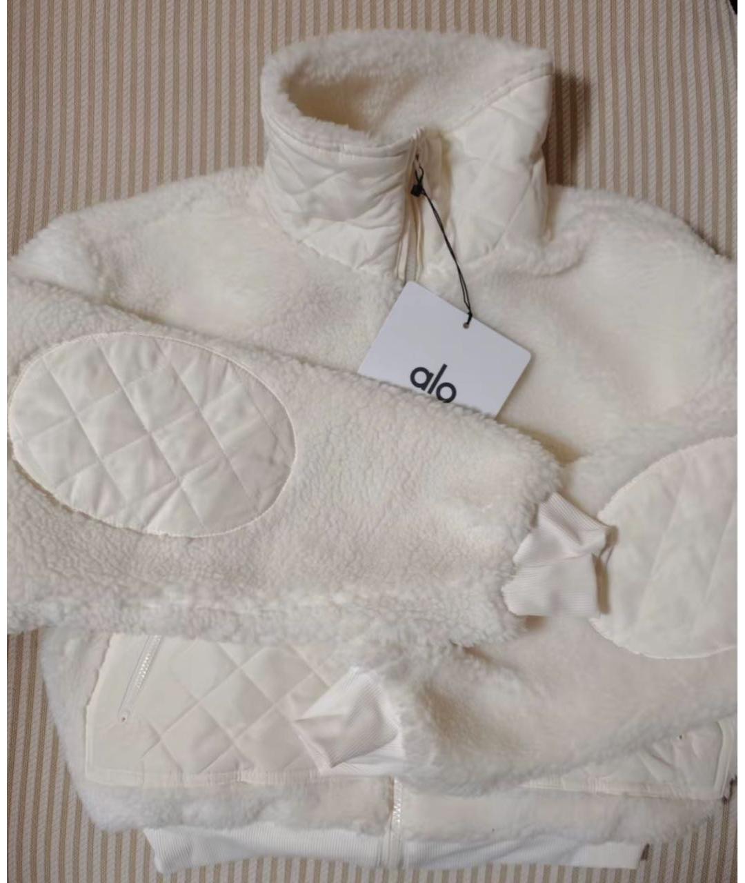 ALO YOGA Белая куртка, фото 4