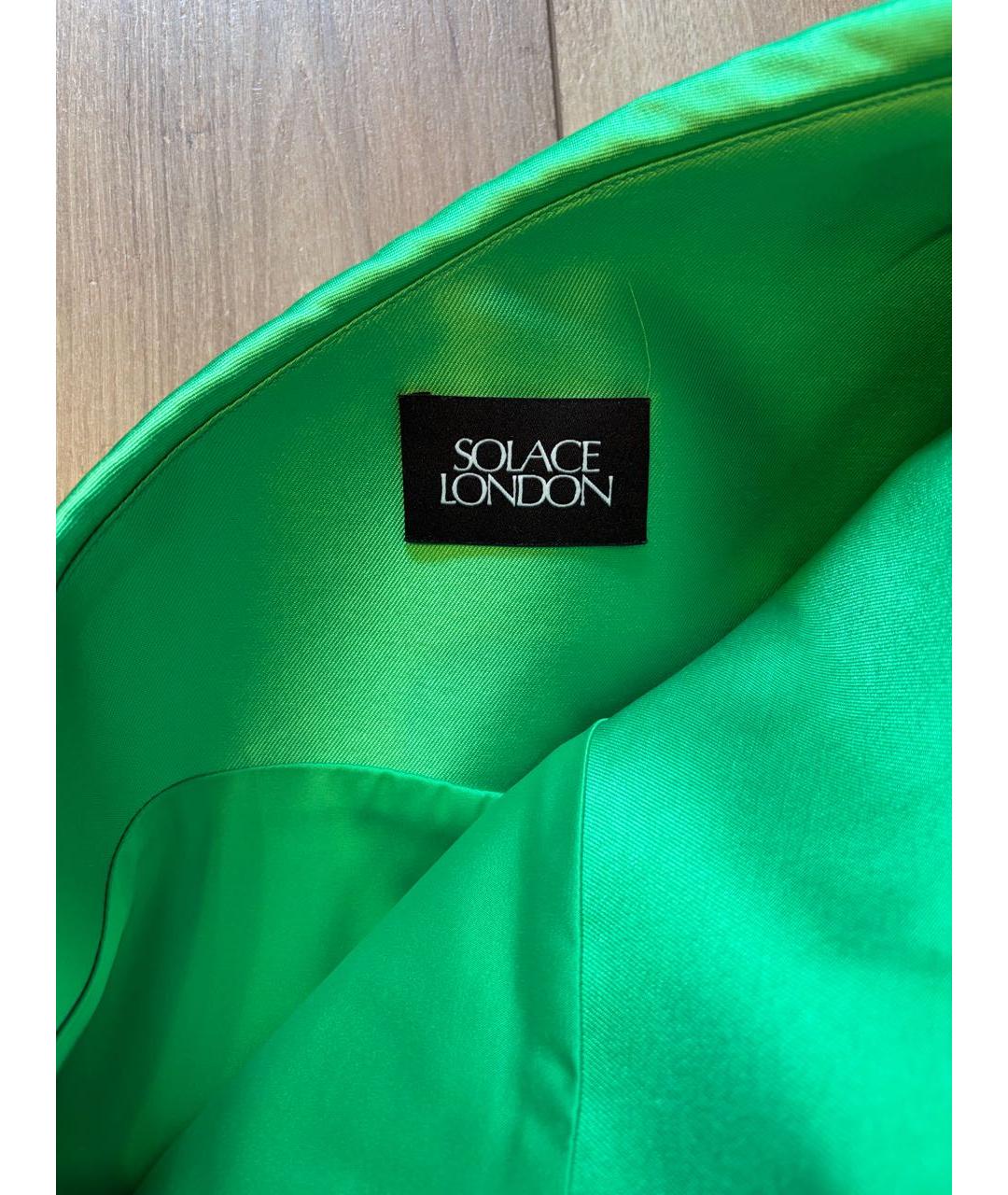 SOLACE LONDON Зеленые вечернее платье, фото 3