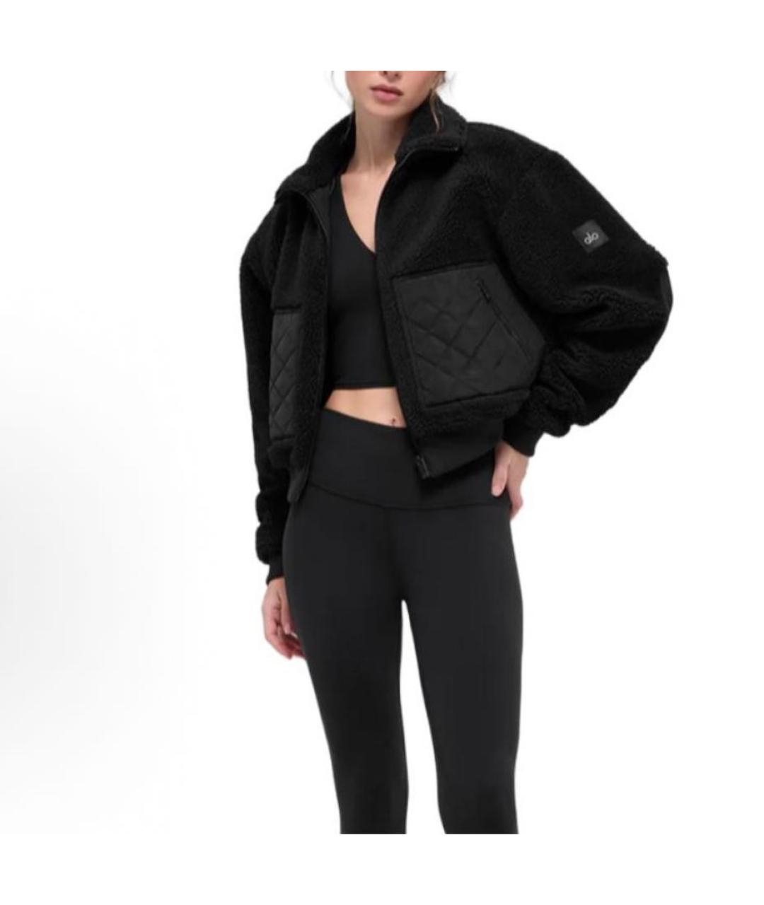 ALO YOGA Черная куртка, фото 2