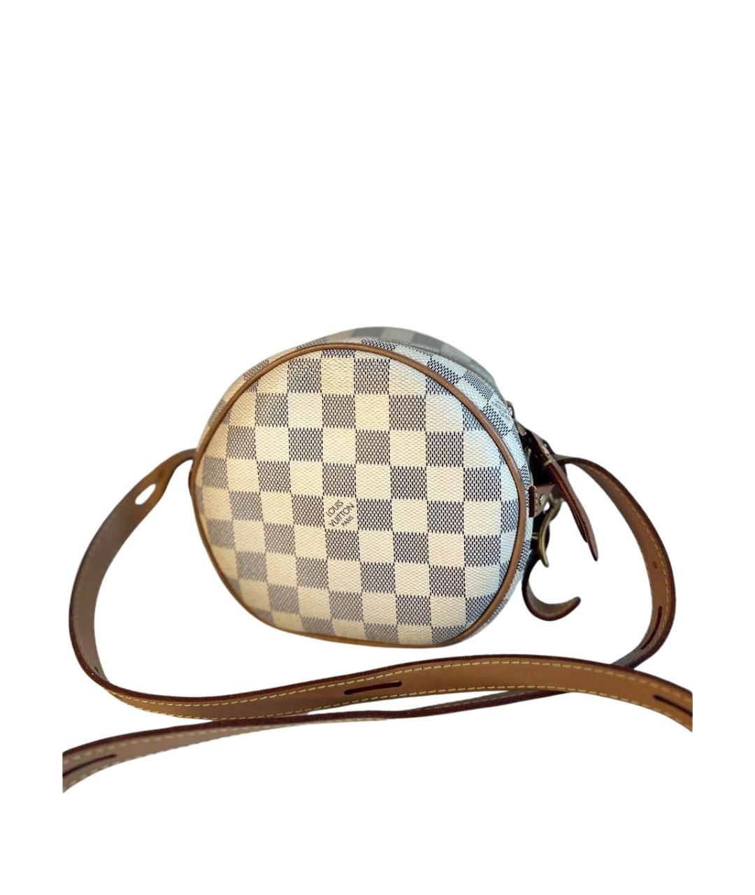 LOUIS VUITTON Бежевая кожаная сумка через плечо, фото 1