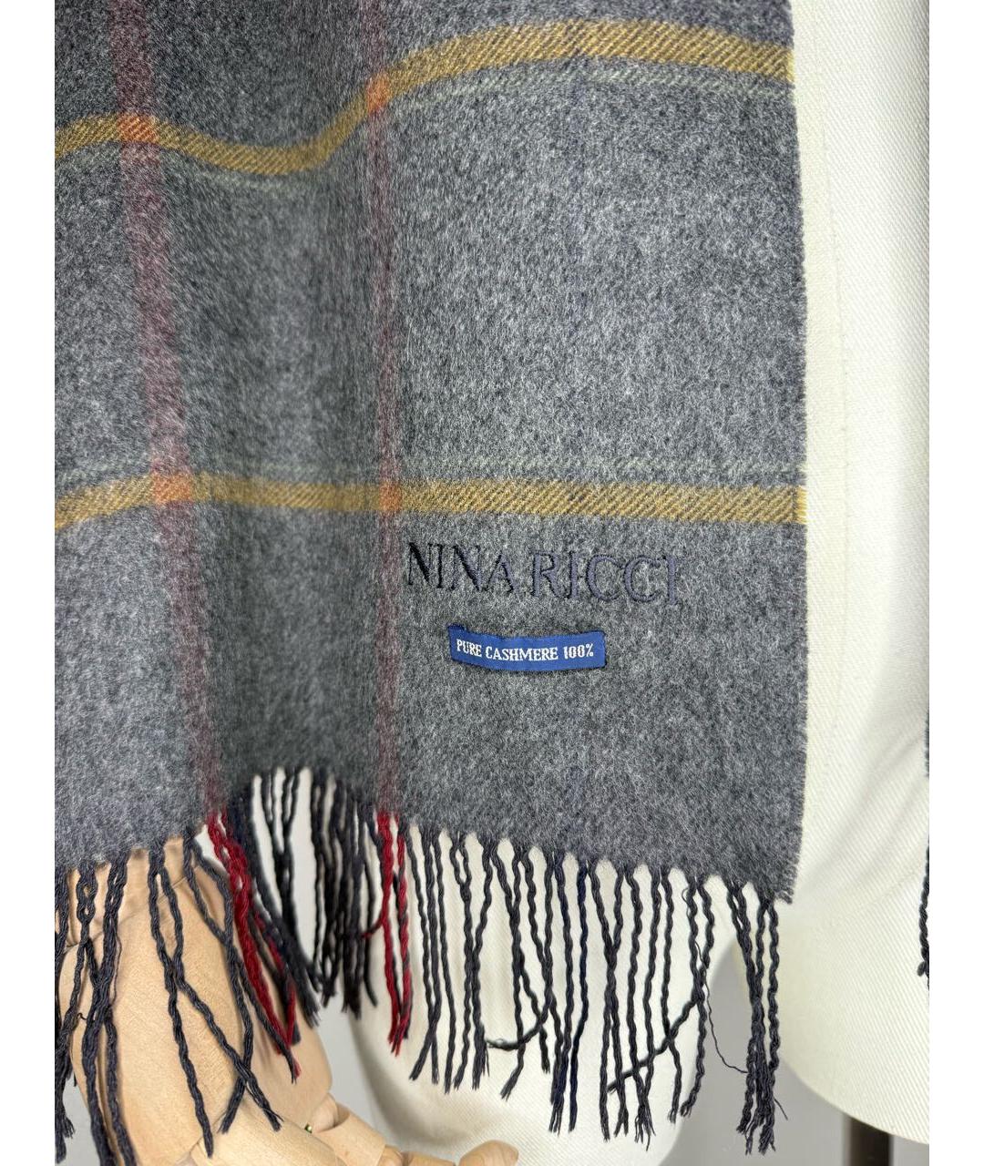 NINA RICCI Мульти кашемировый шарф, фото 7