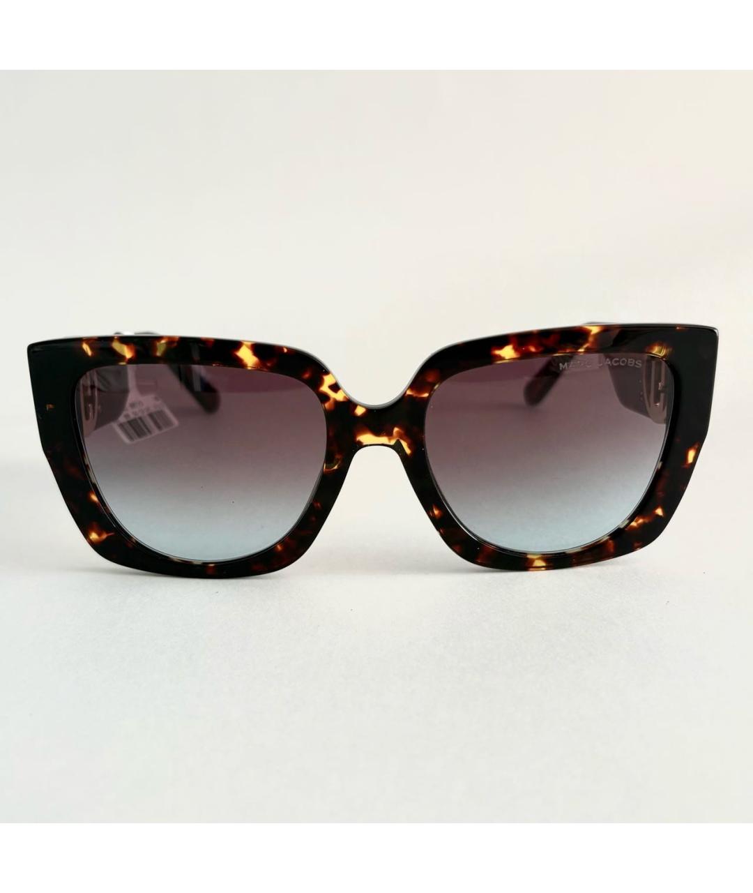 MARC JACOBS Коричневые пластиковые солнцезащитные очки, фото 6