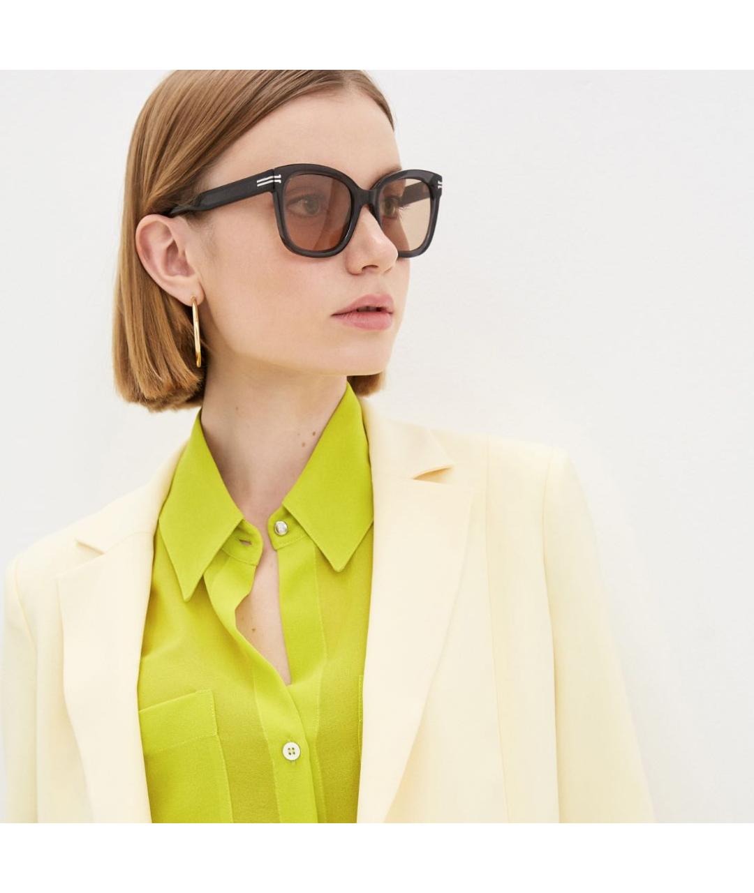 MARC JACOBS Черные пластиковые солнцезащитные очки, фото 6