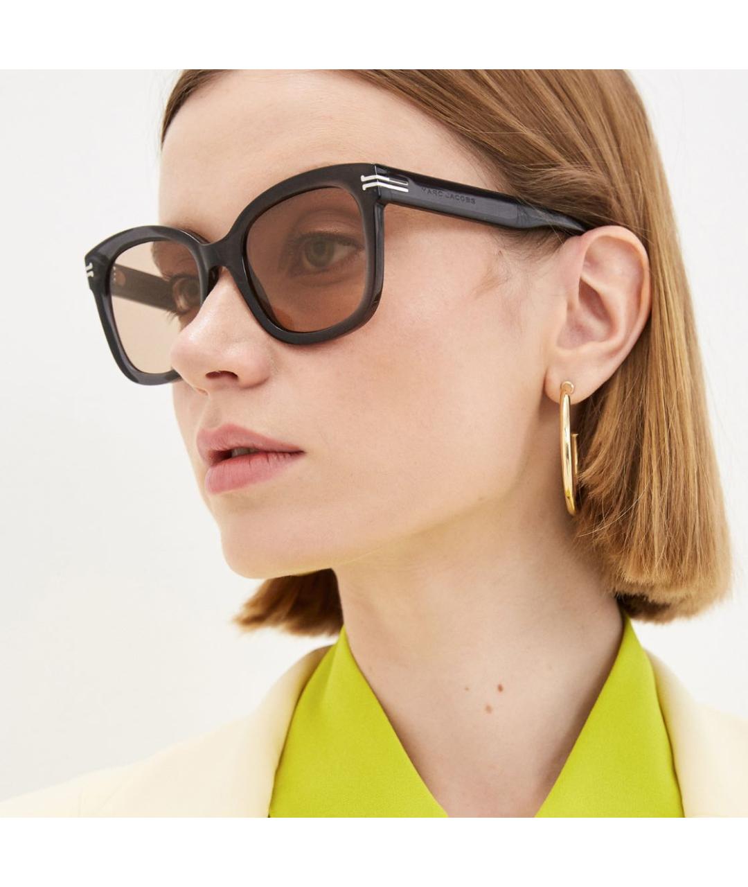 MARC JACOBS Черные пластиковые солнцезащитные очки, фото 5