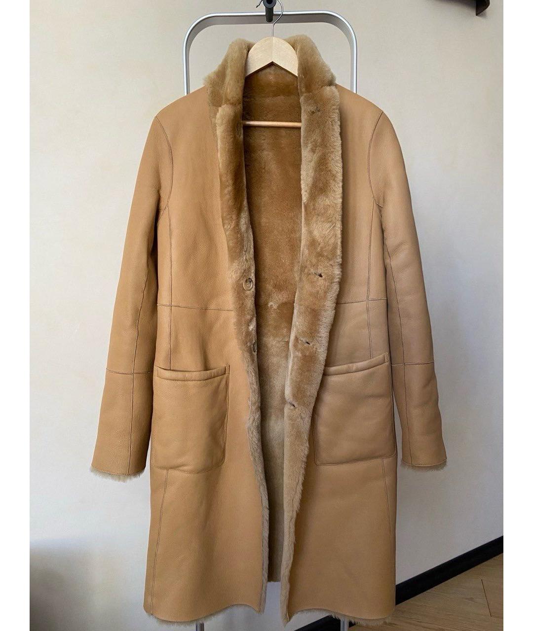 JOSEPH Коричневая меховая дубленка, фото 8