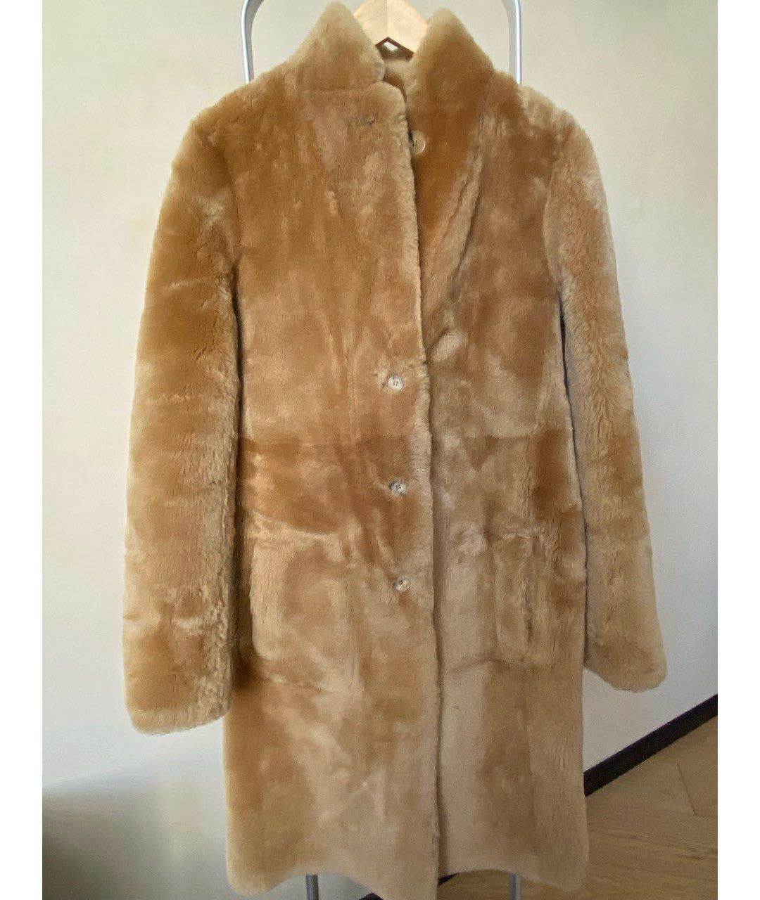 JOSEPH Коричневая меховая дубленка, фото 4