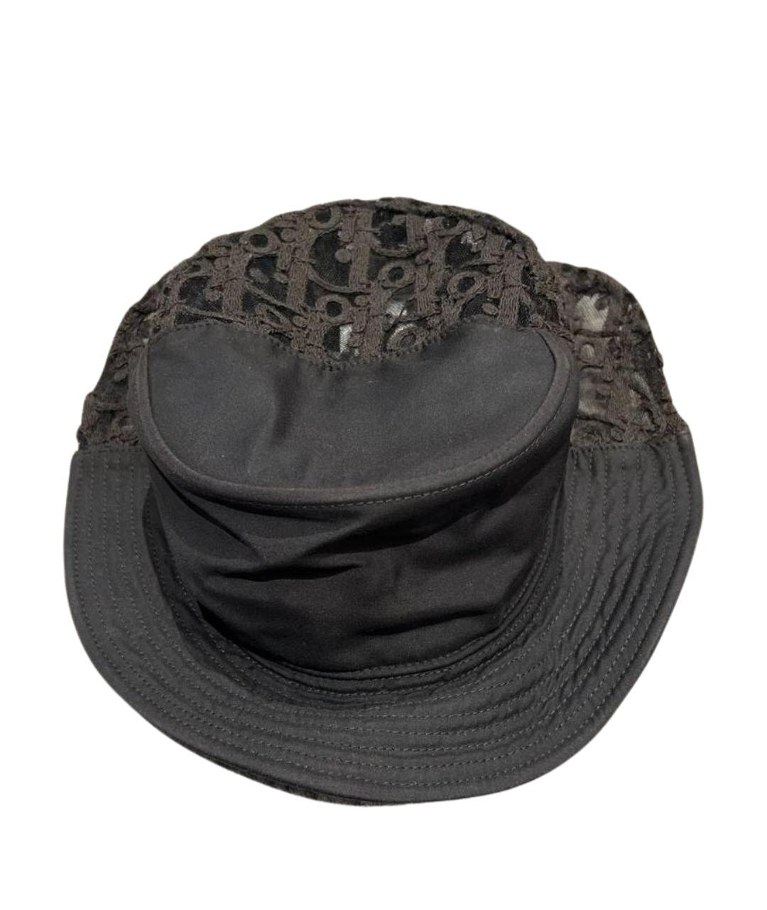 CHRISTIAN DIOR Черная хлопковая кепка/бейсболка, фото 1