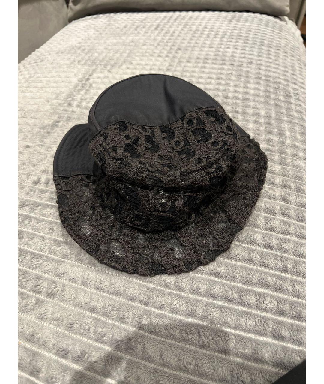 CHRISTIAN DIOR Черная хлопковая кепка/бейсболка, фото 3