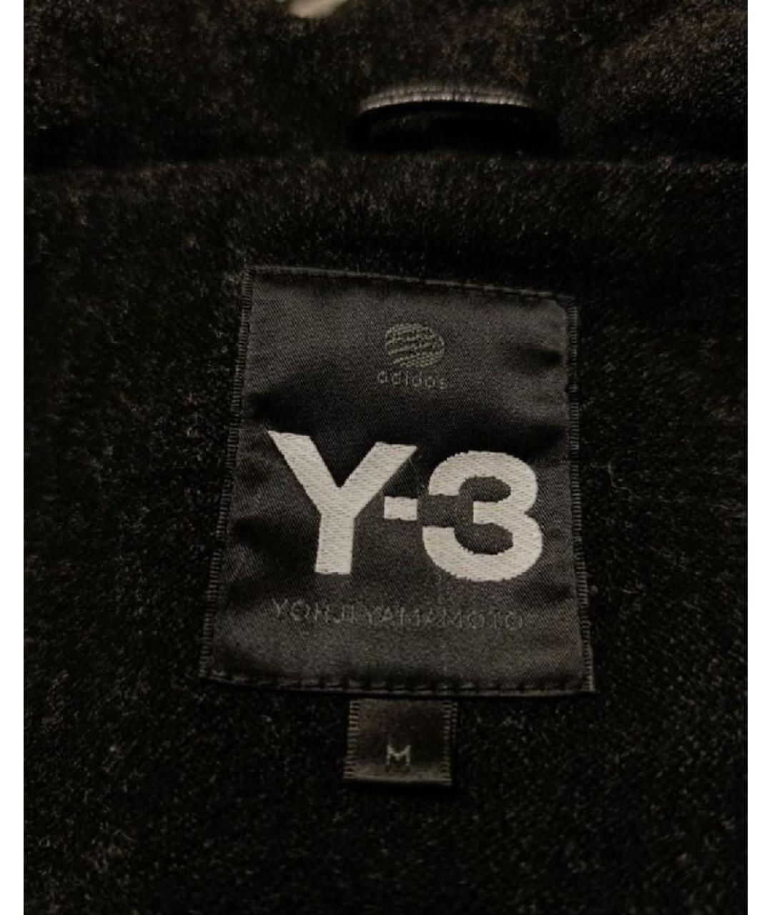 Y-3 Черная кожаная куртка, фото 5