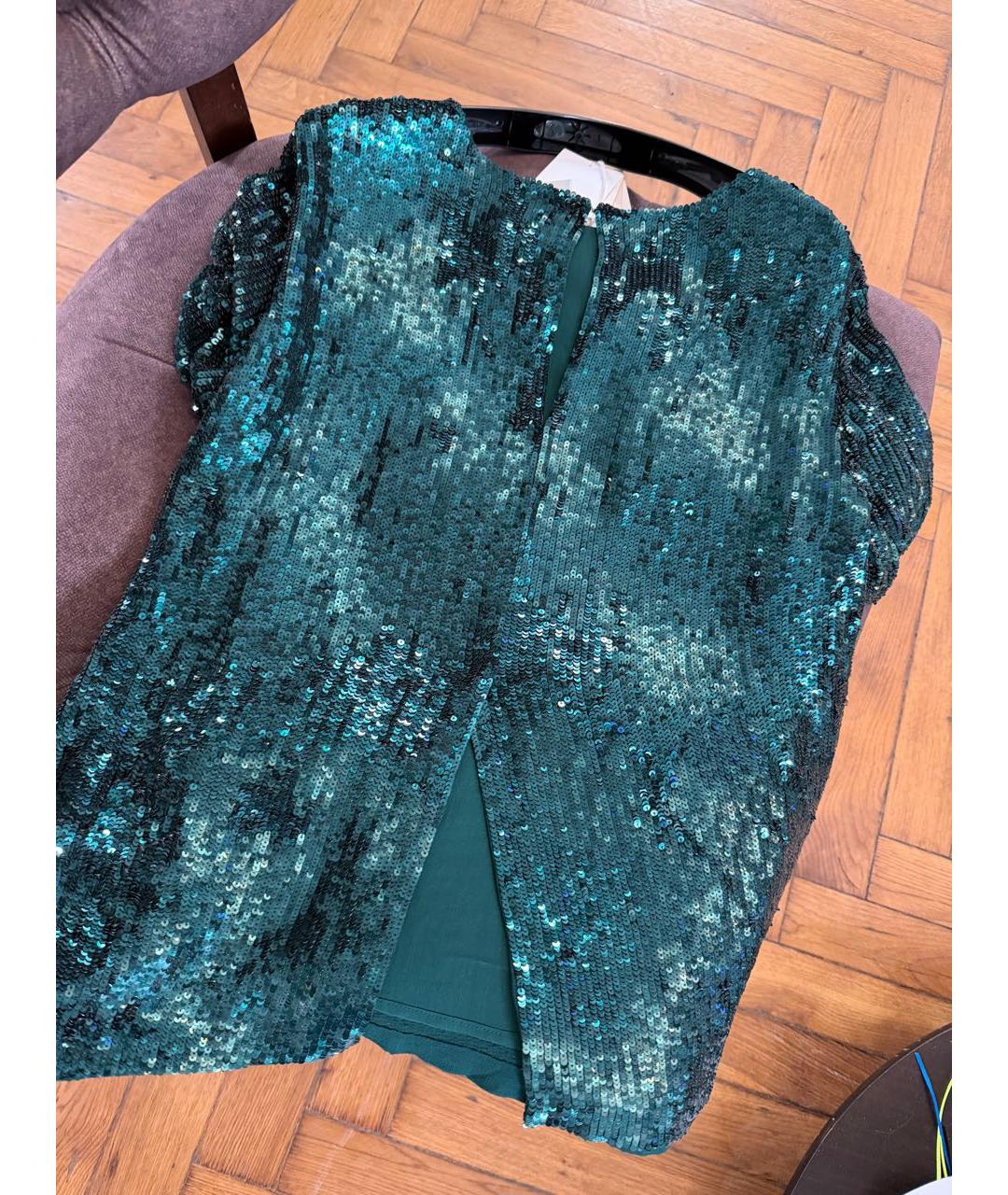 P.A.R.O.S.H. Зеленая блузы, фото 4