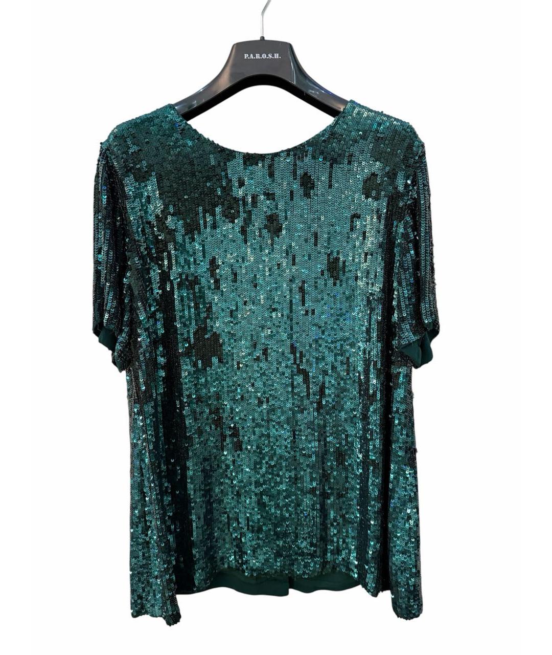 P.A.R.O.S.H. Зеленая блузы, фото 8
