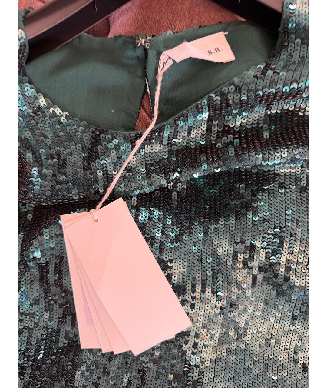 P.A.R.O.S.H. Зеленая блузы, фото 6