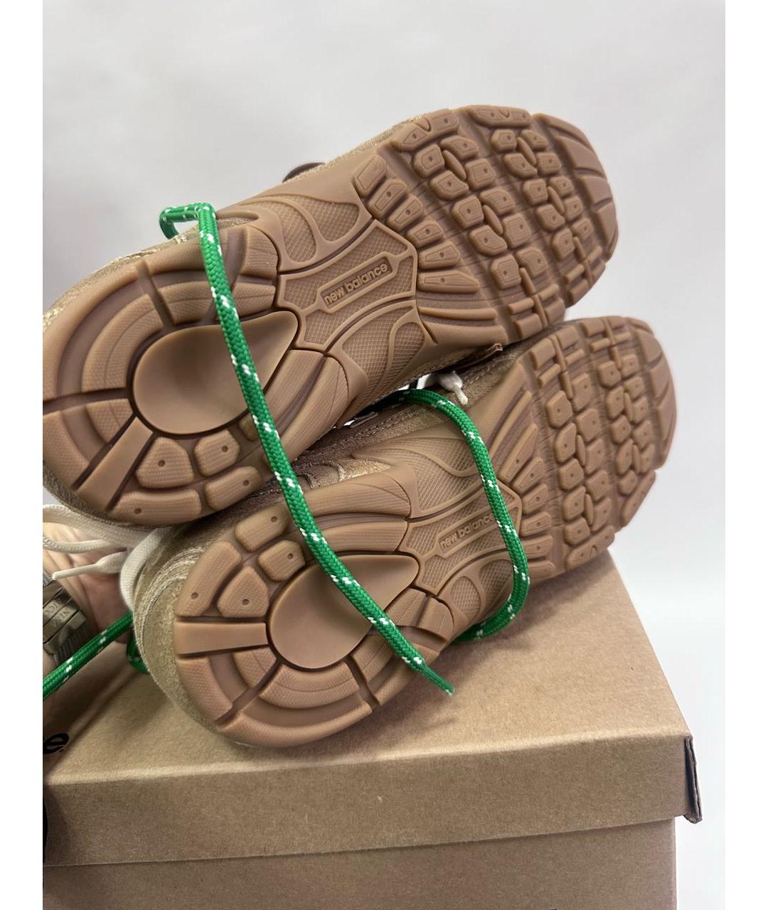 MIU MIU Коричневые нубуковые кеды, фото 7