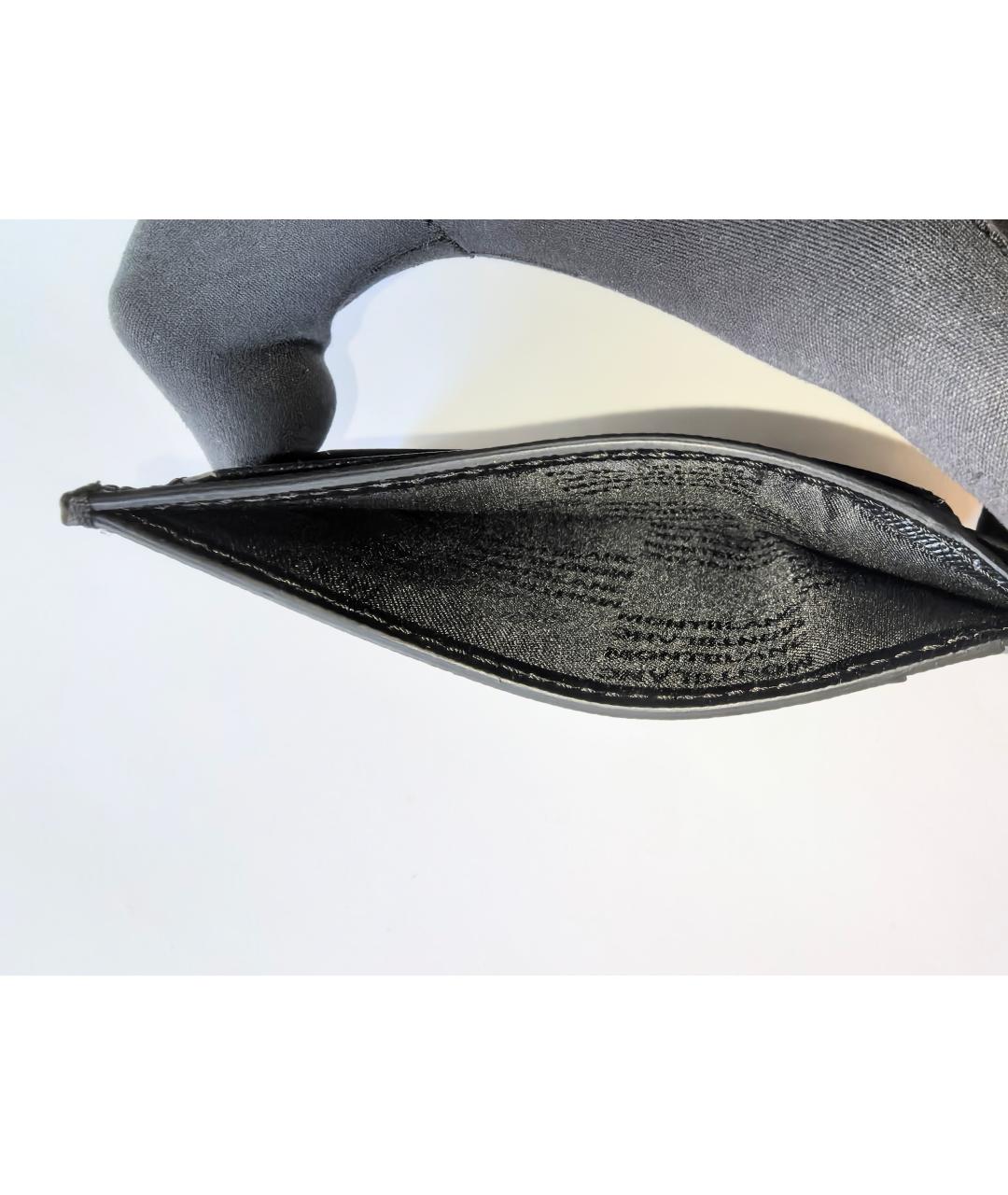 MONTBLANC Черный кожаный кардхолдер, фото 4