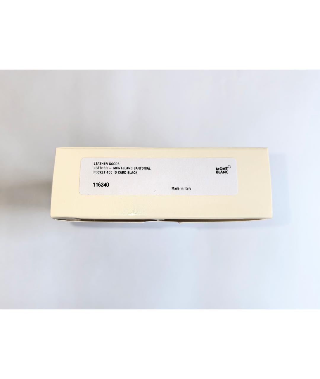 MONTBLANC Черный кожаный кардхолдер, фото 6