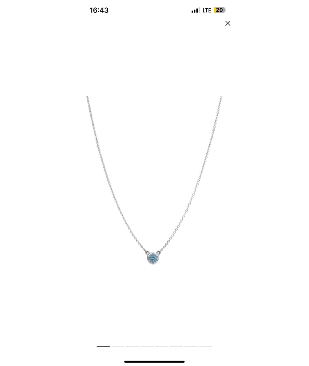 TIFFANY&CO Серебряная подвеска, фото 6