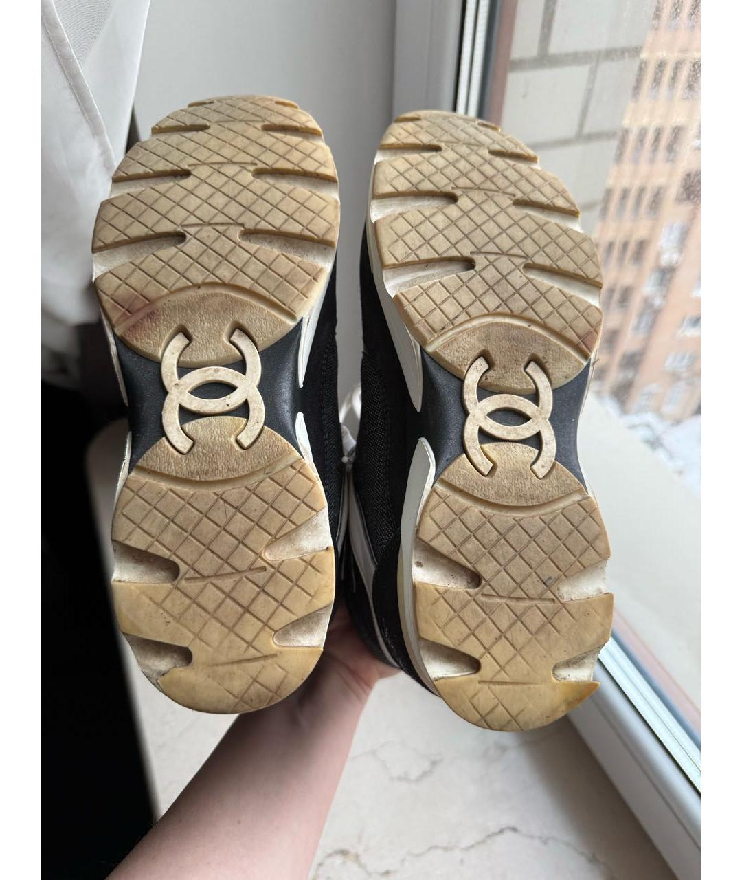 CHANEL Серые замшевые кроссовки, фото 8