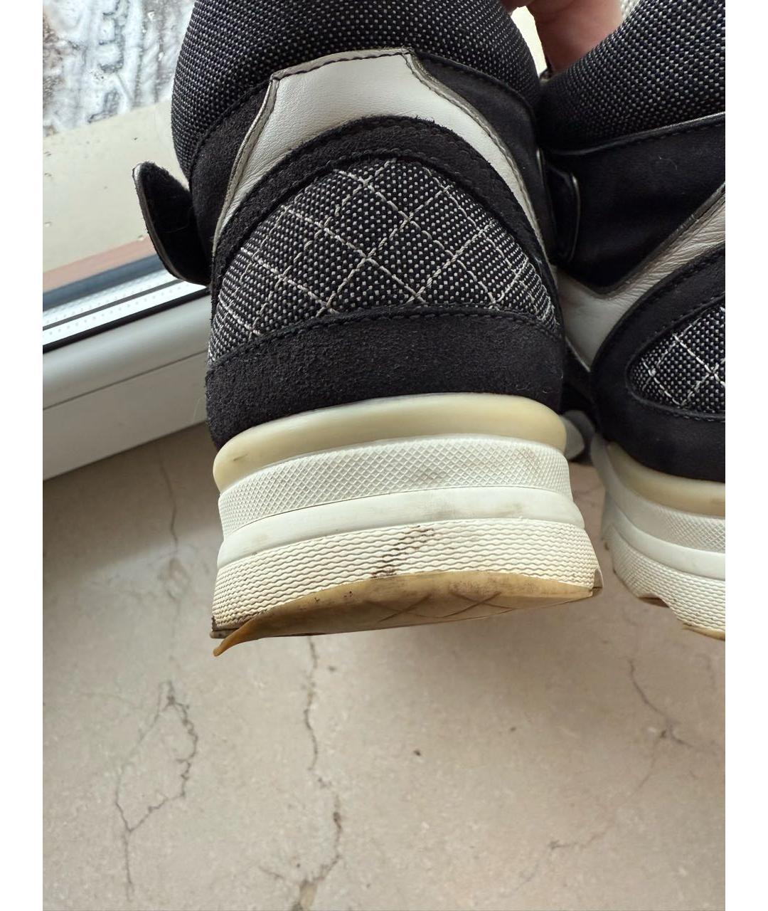 CHANEL Серые замшевые кроссовки, фото 6