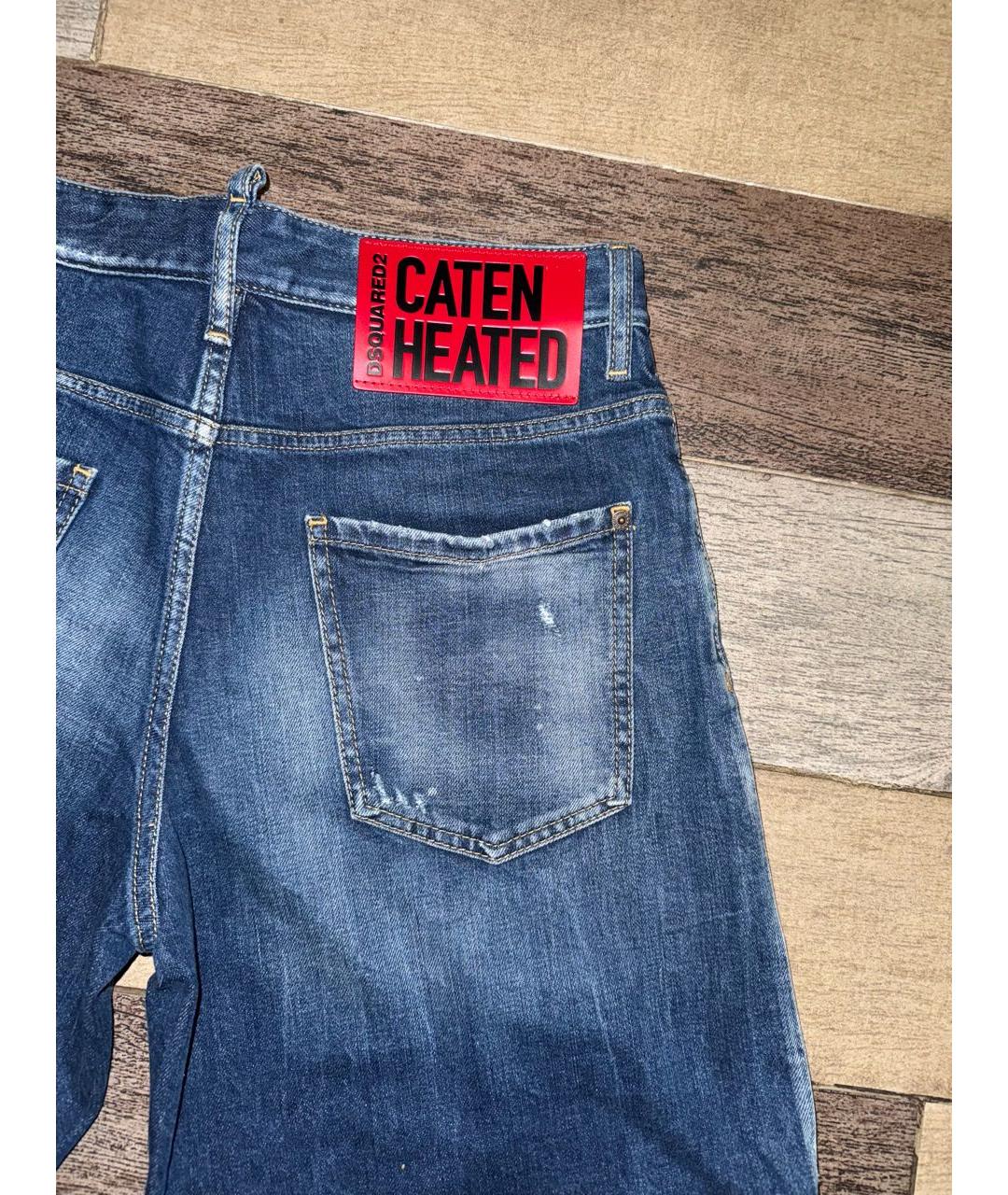 DSQUARED2 Синие хлопковые шорты, фото 6