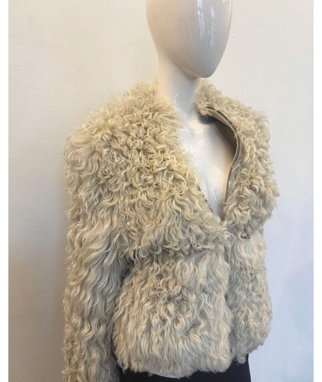 GIVENCHY Бежевая меховая дубленка, фото 2