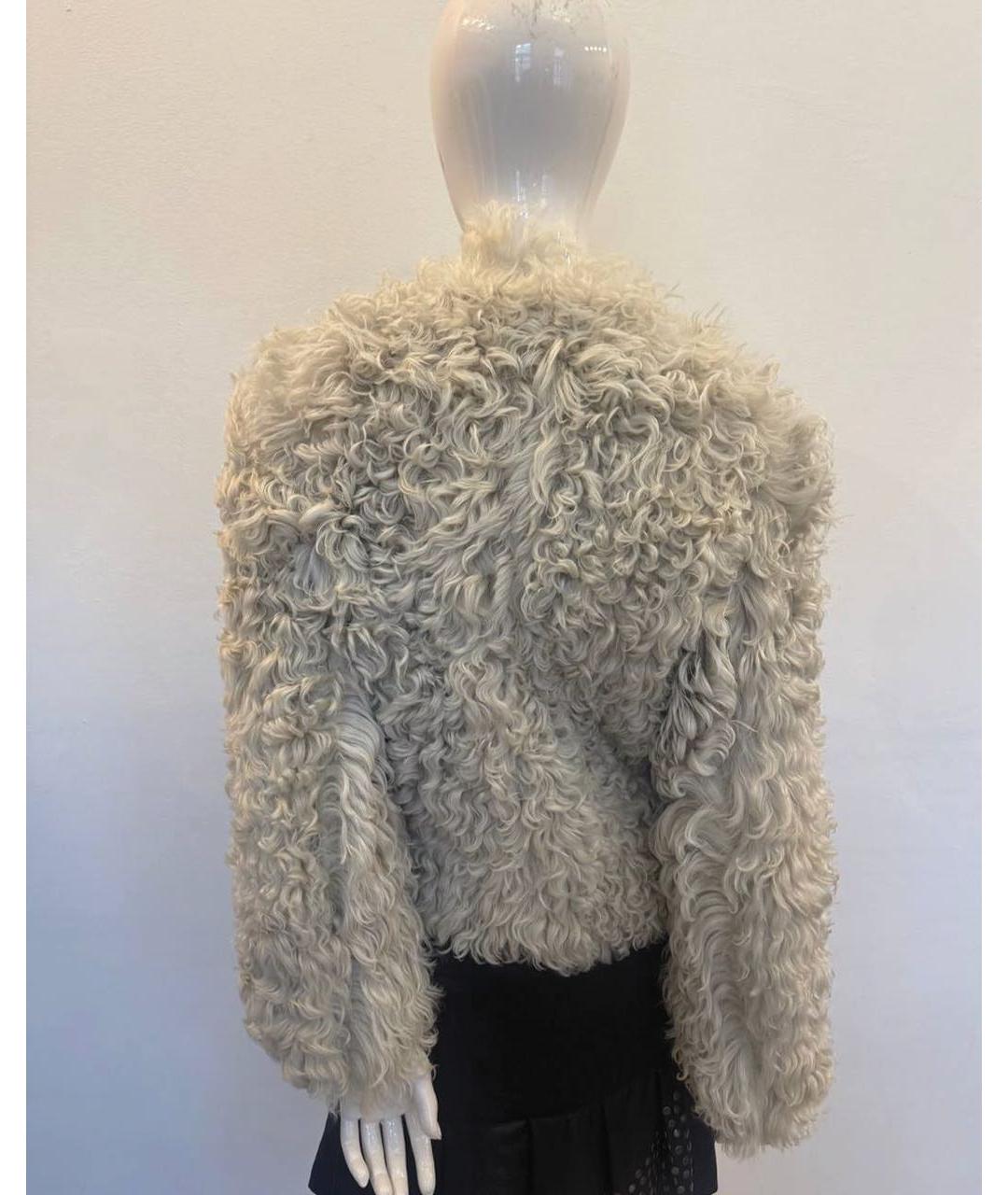 GIVENCHY Бежевая меховая дубленка, фото 3