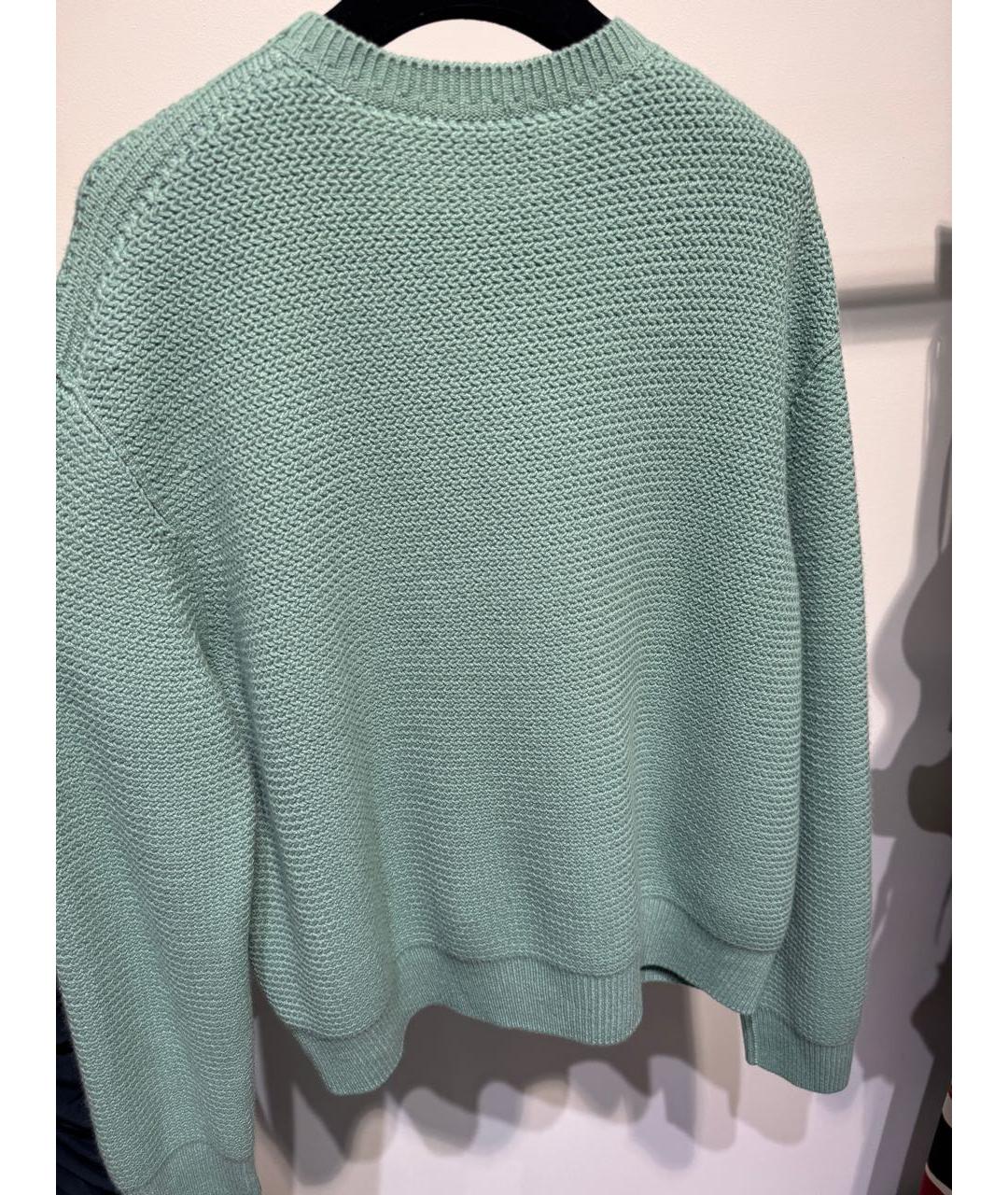 LORO PIANA Бирюзовый кашемировый джемпер / свитер, фото 6