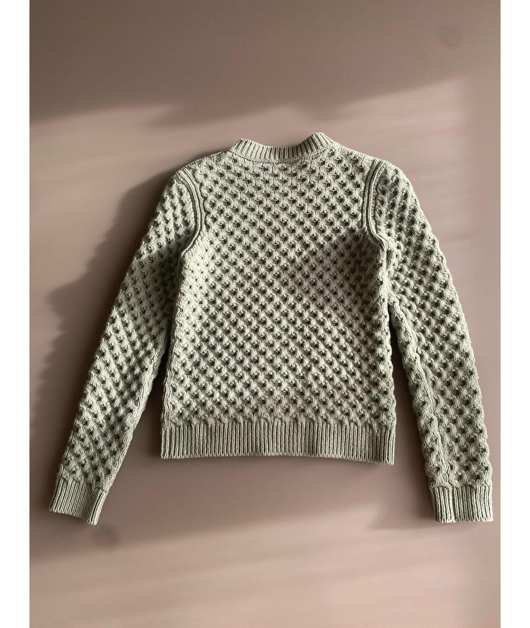 GUCCI Зеленый шерстяной джемпер / свитер, фото 8