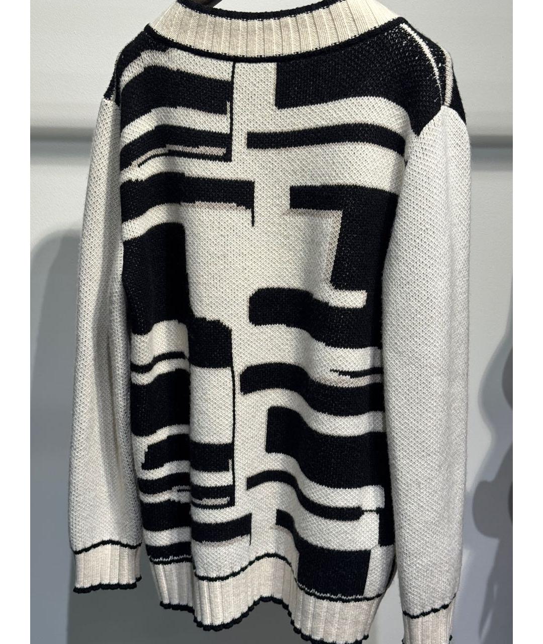 KITON Белый шерстяной джемпер / свитер, фото 3