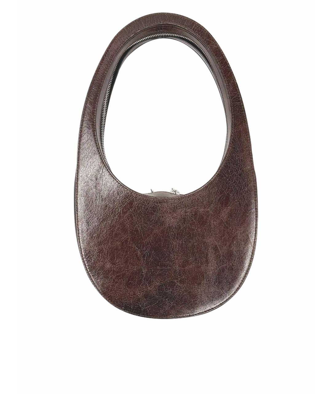 COPERNI Коричневая кожаная сумка через плечо, фото 1