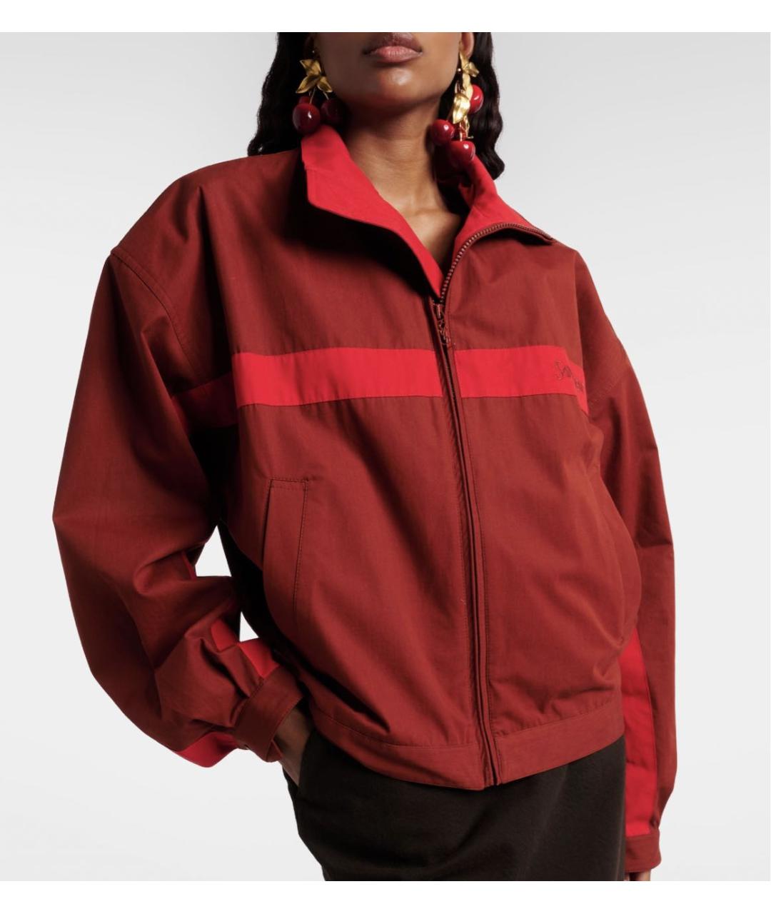 SAINT LAURENT Коричневая хлопковая куртка, фото 3