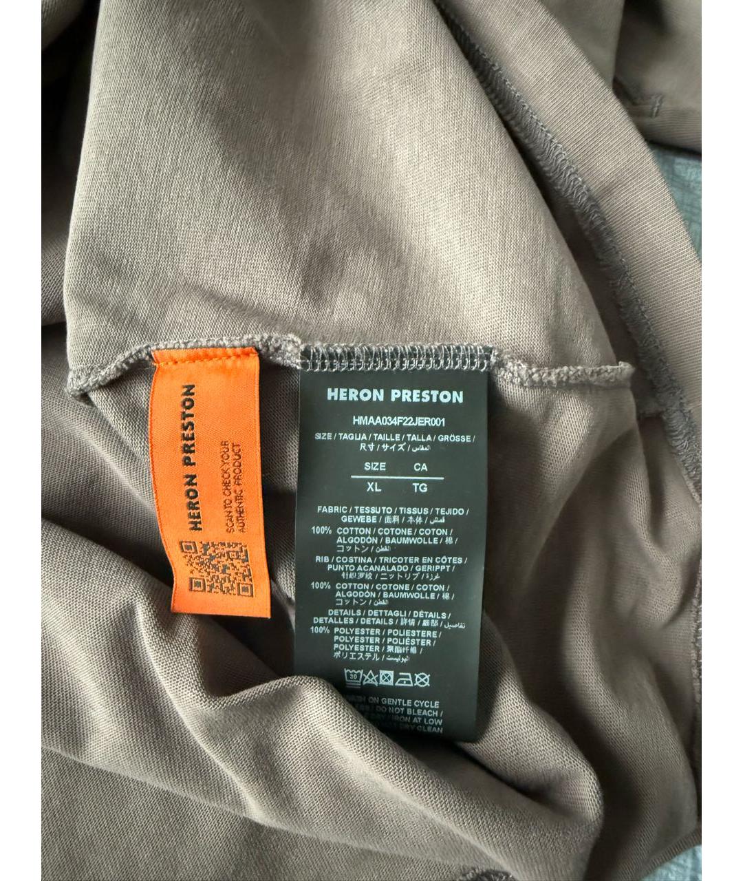 HERON PRESTON Хлопковая футболка, фото 4