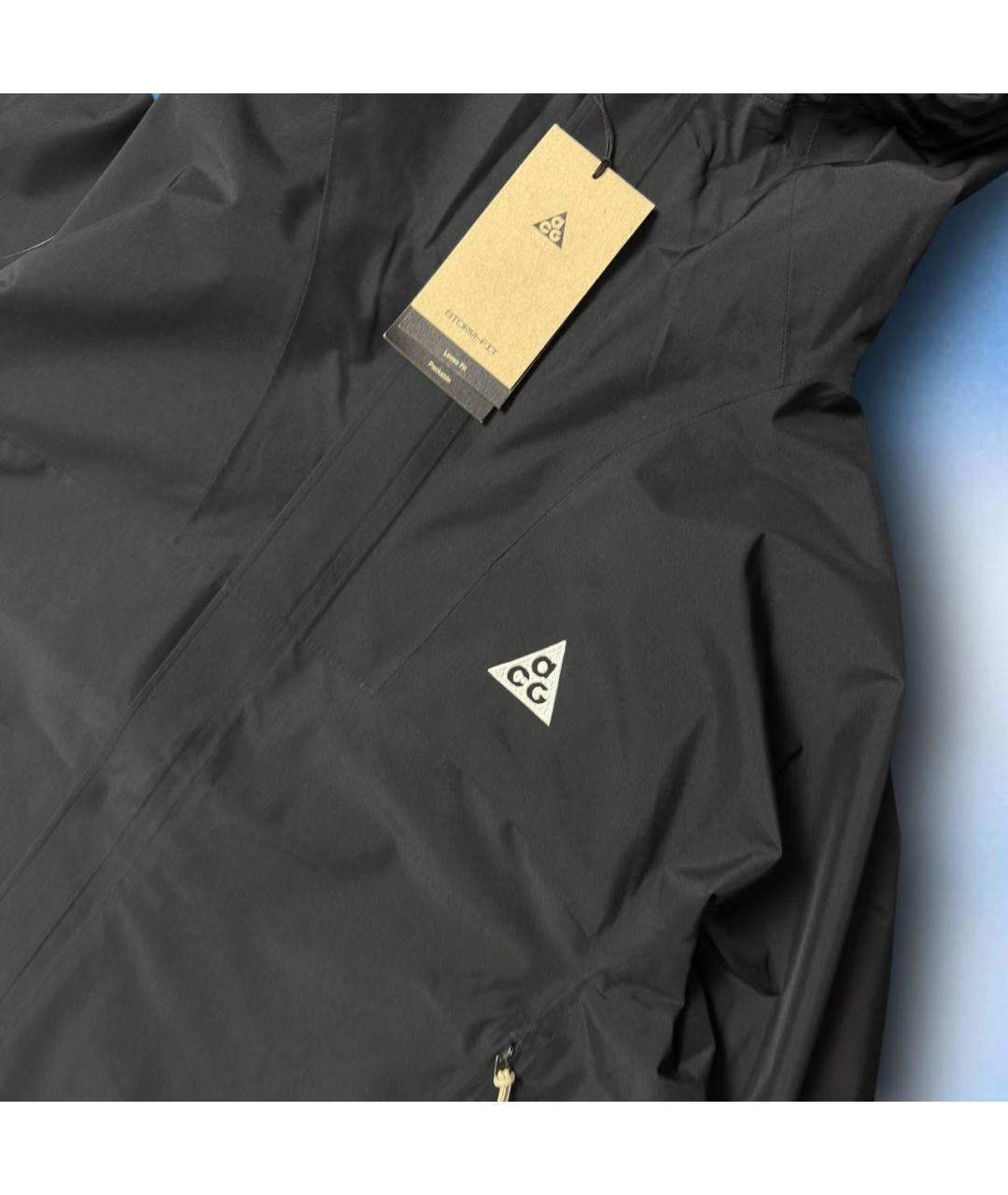 NIKE ACG Черная полиэстеровая куртка, фото 3