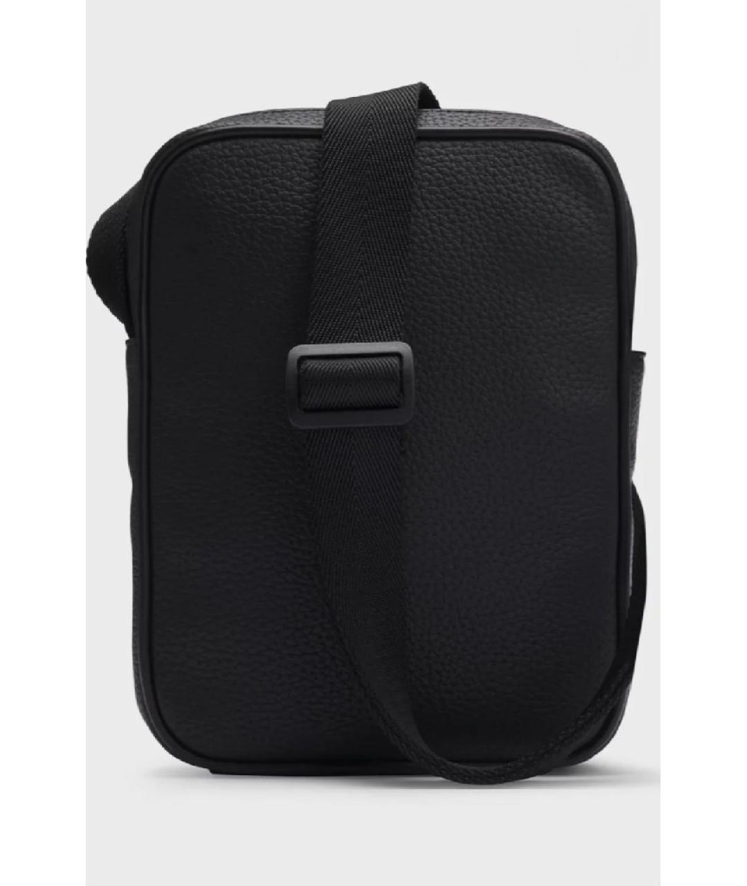 HUGO Черная сумка на плечо из искусственной кожи, фото 2