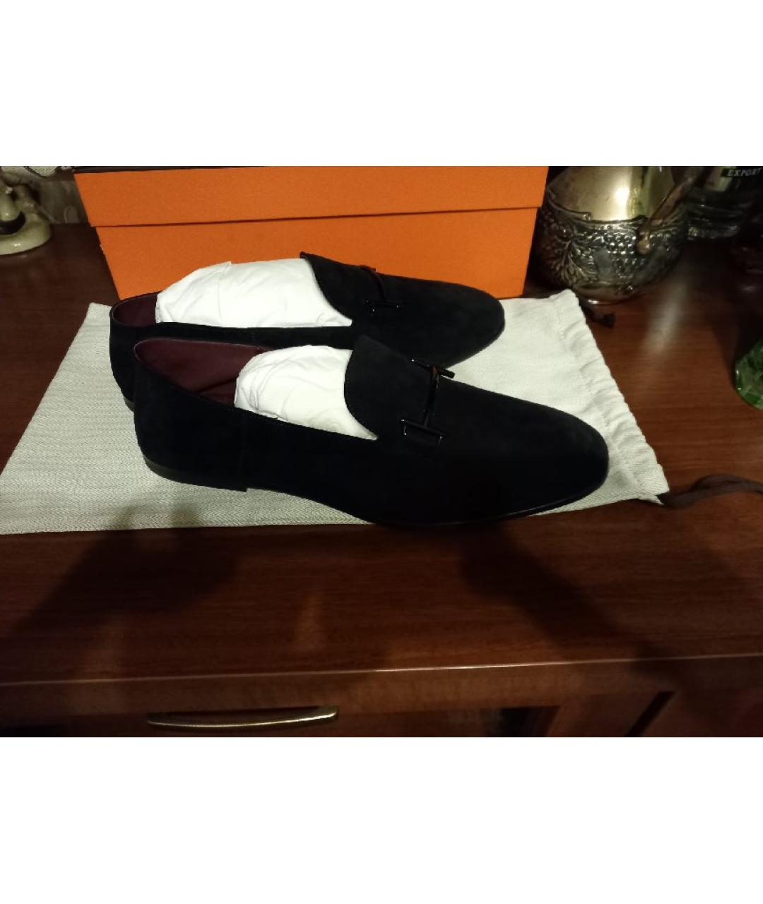 HERMES Коричневые замшевые мокасины, фото 3