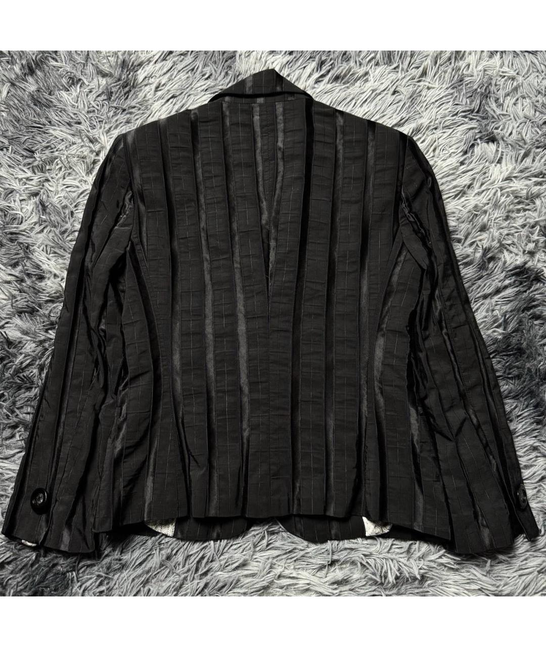 JUST CAVALLI Черный хлопковый жакет/пиджак, фото 2