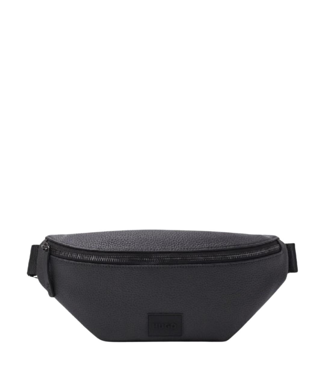 HUGO Черная поясная сумка из искусственной кожи, фото 1