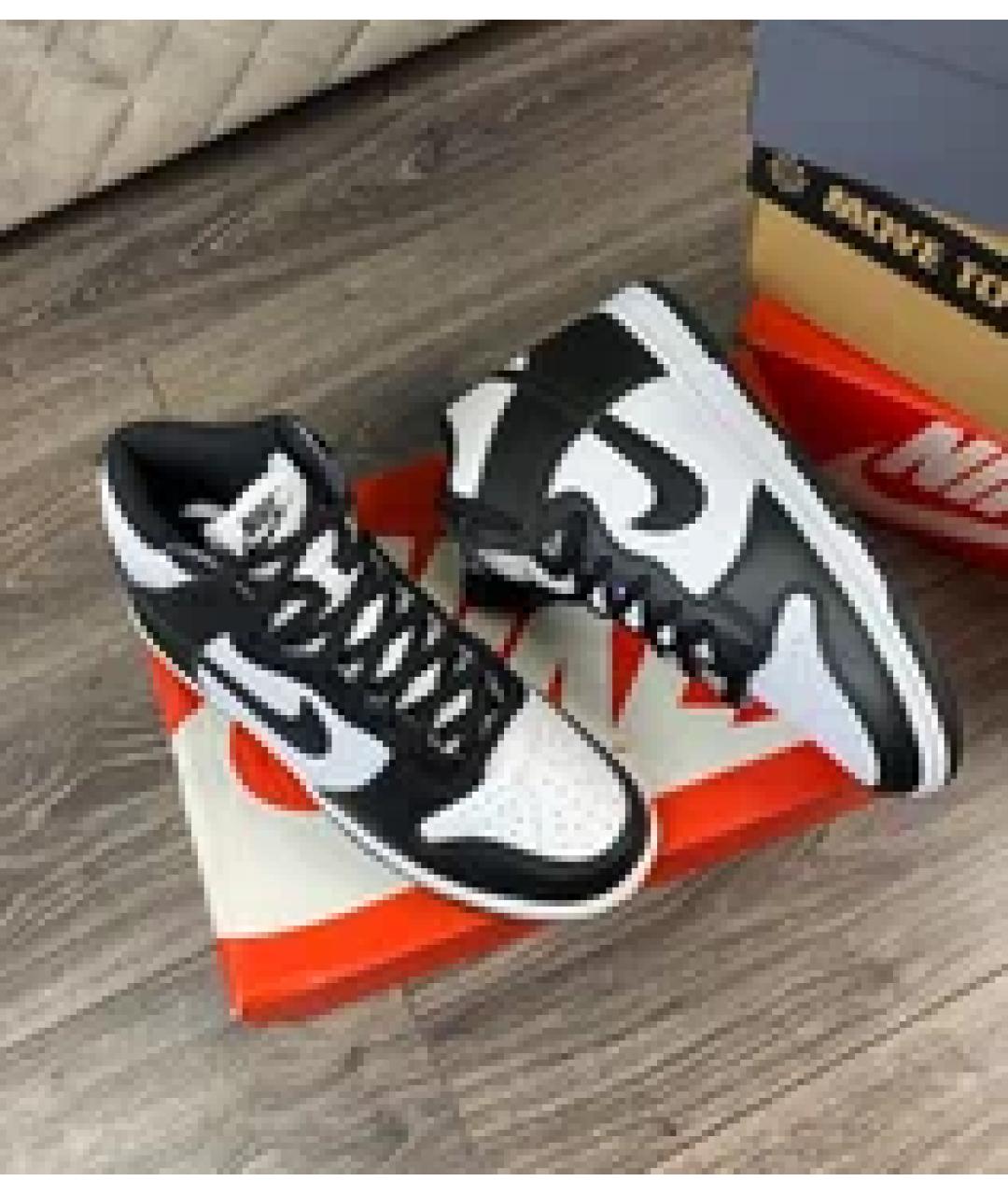 NIKE Черные высокие кроссовки / кеды, фото 4