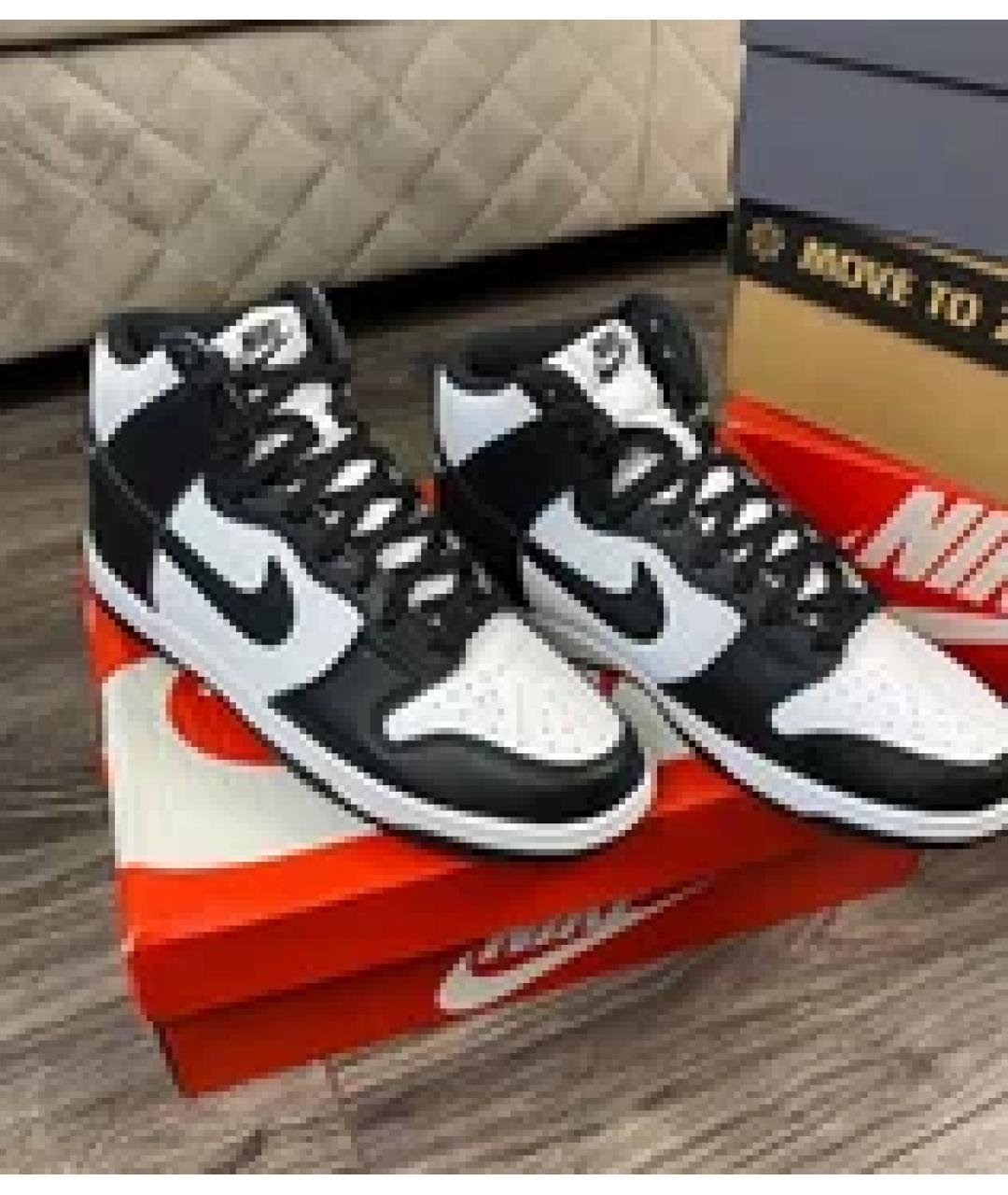 NIKE Черные высокие кроссовки / кеды, фото 2