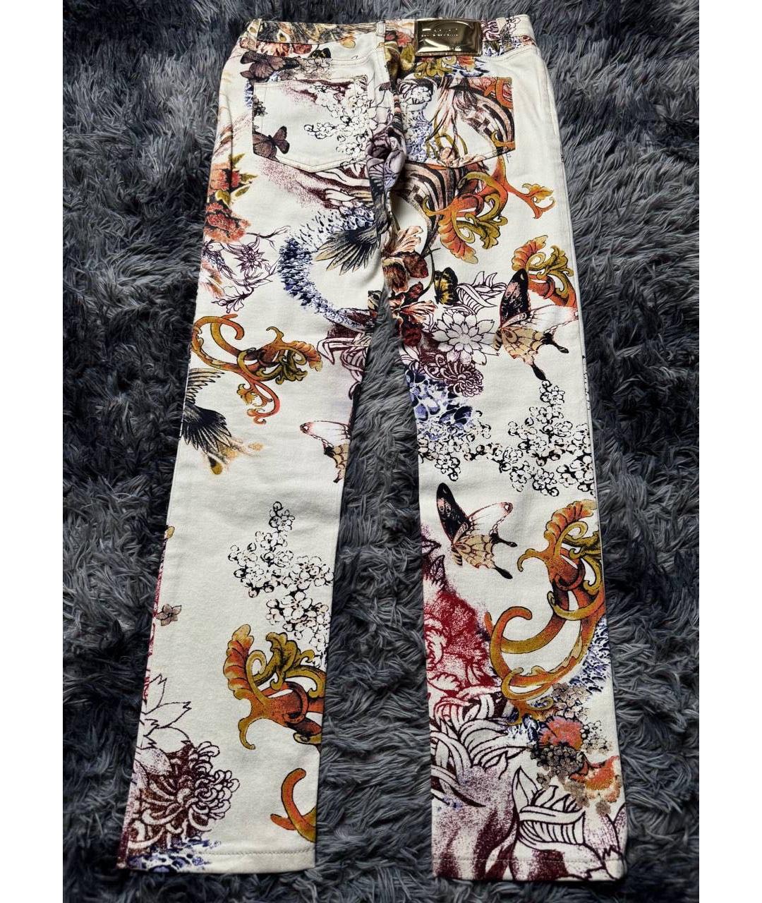 JUST CAVALLI Белый хлопковый костюм с брюками, фото 4