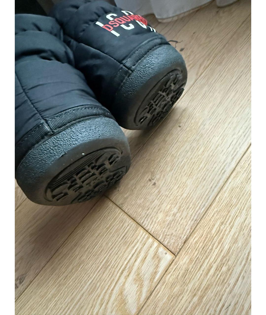 DSQUARED2 KIDS Черные текстильные сапоги, фото 6