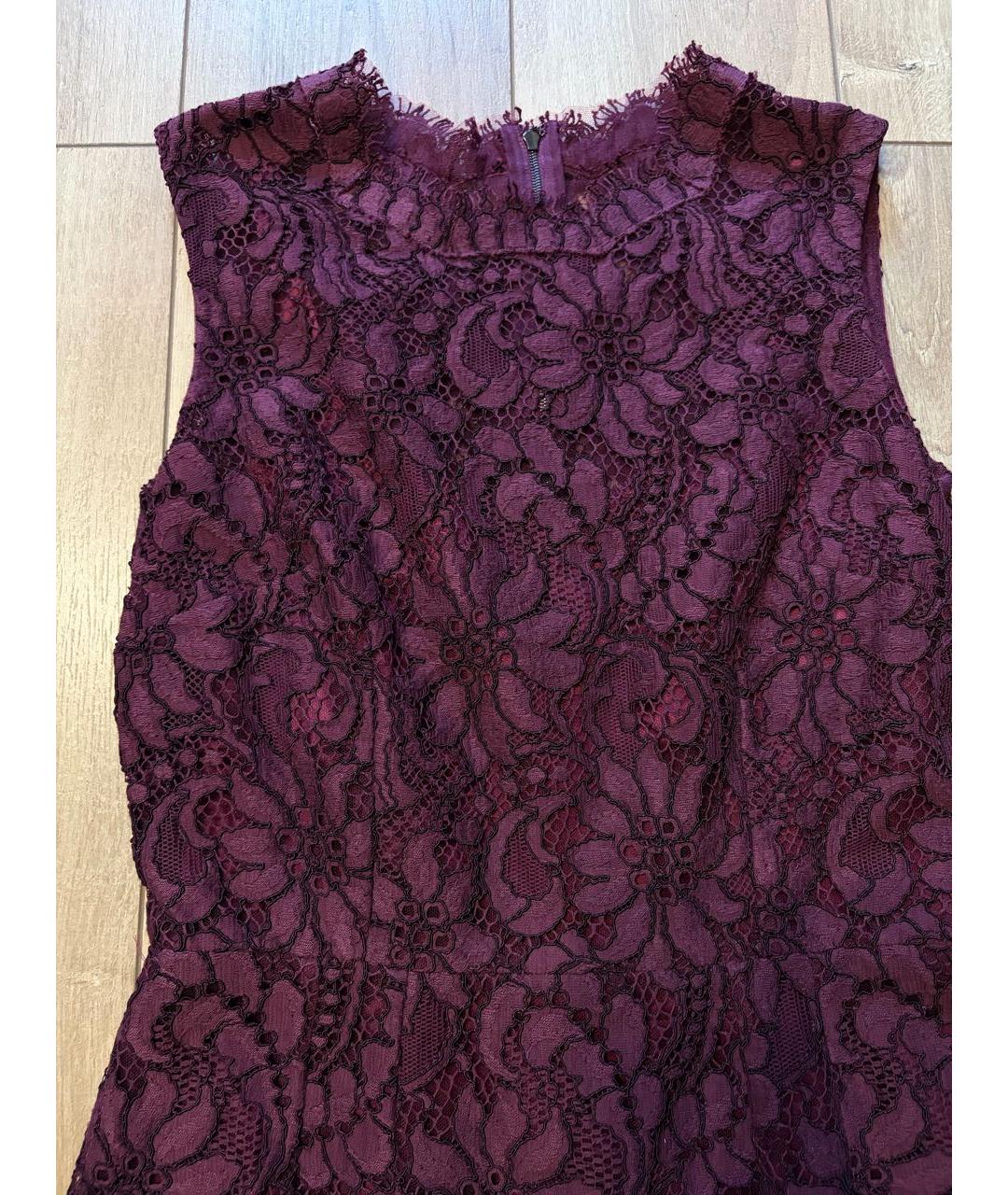 DOLCE&GABBANA Бордовое вечернее платье, фото 2