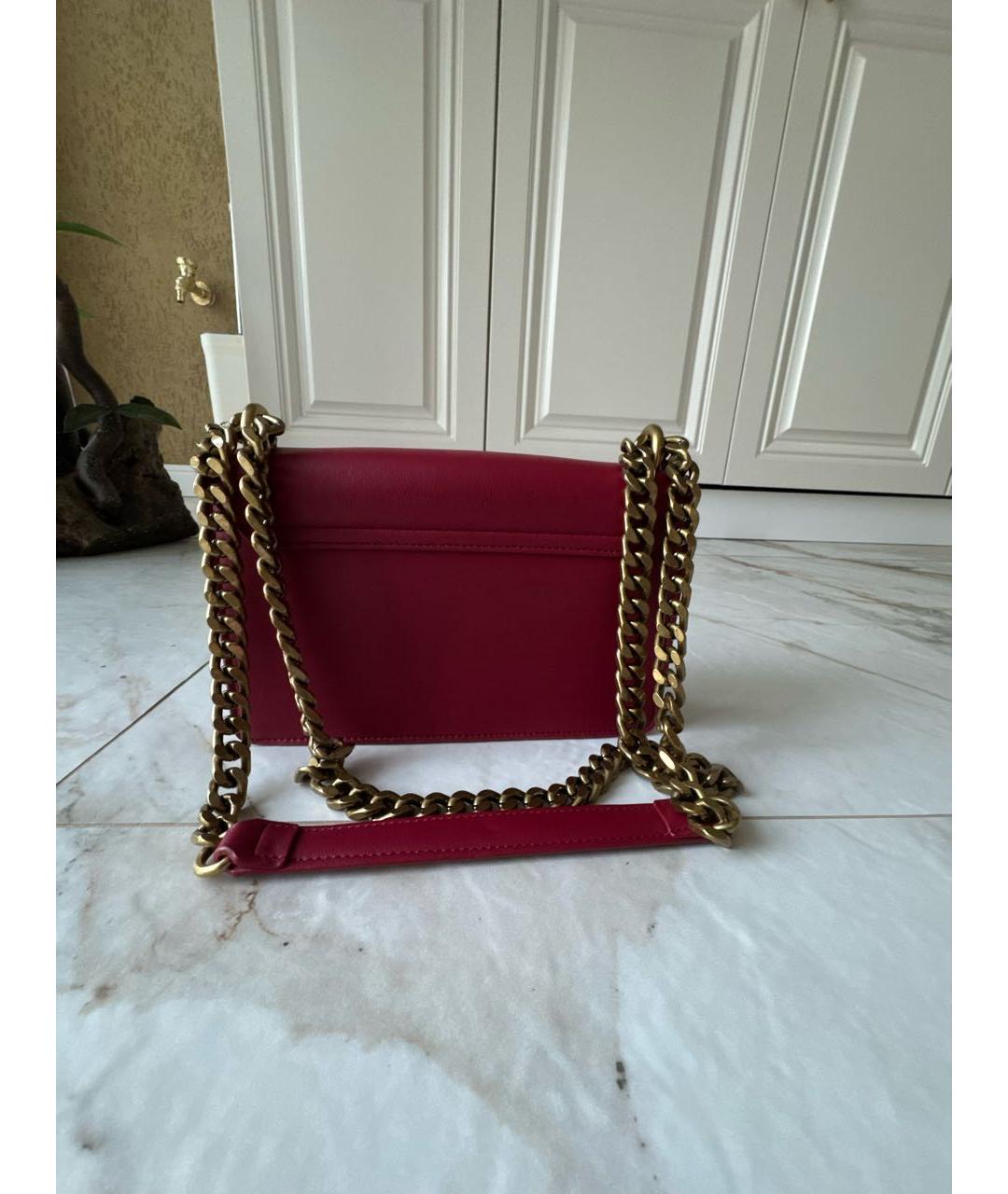 JUST CAVALLI Бордовая сумка через плечо, фото 3