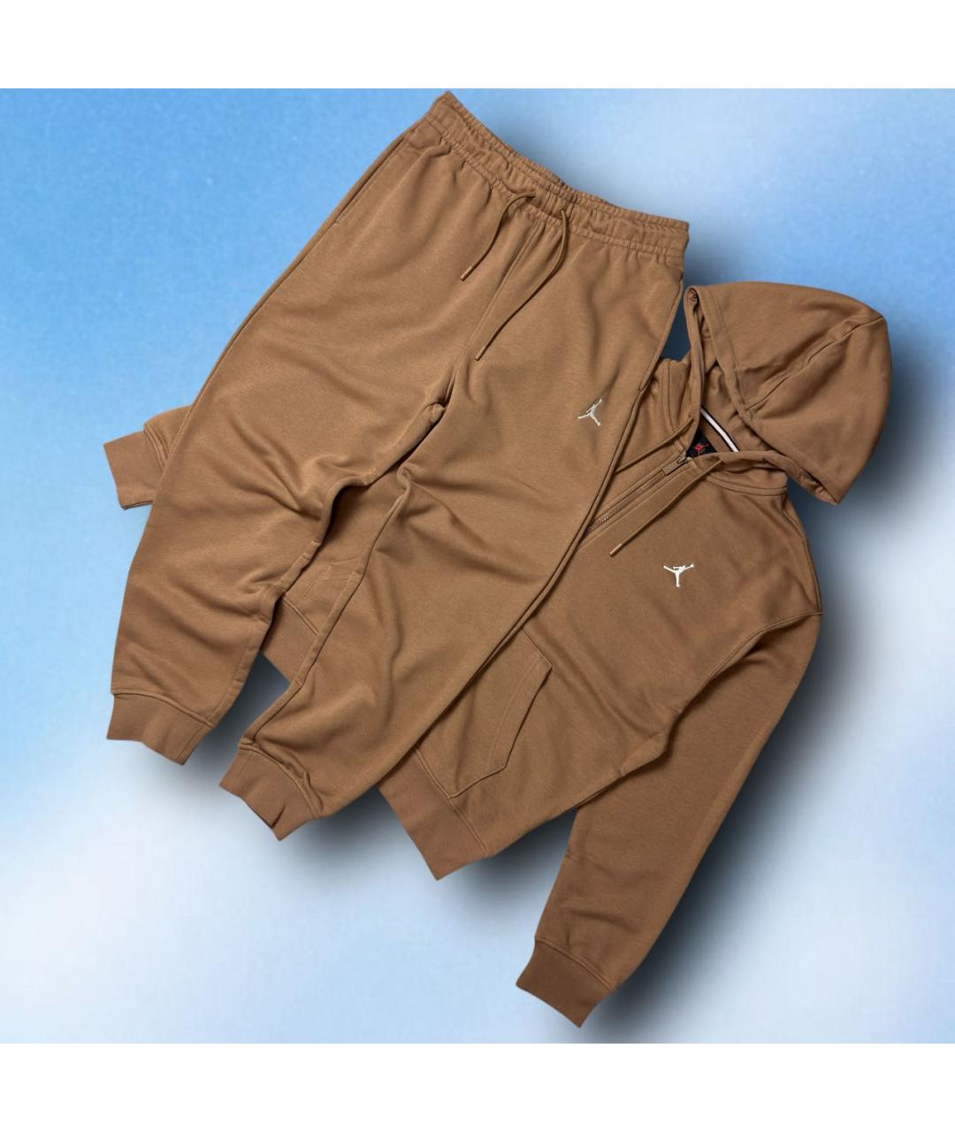 JORDAN Коричневый повседневный костюм, фото 4