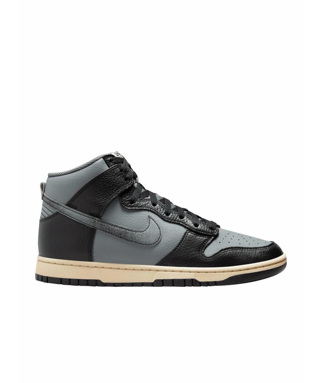 NIKE Серые высокие кроссовки / кеды, фото 1