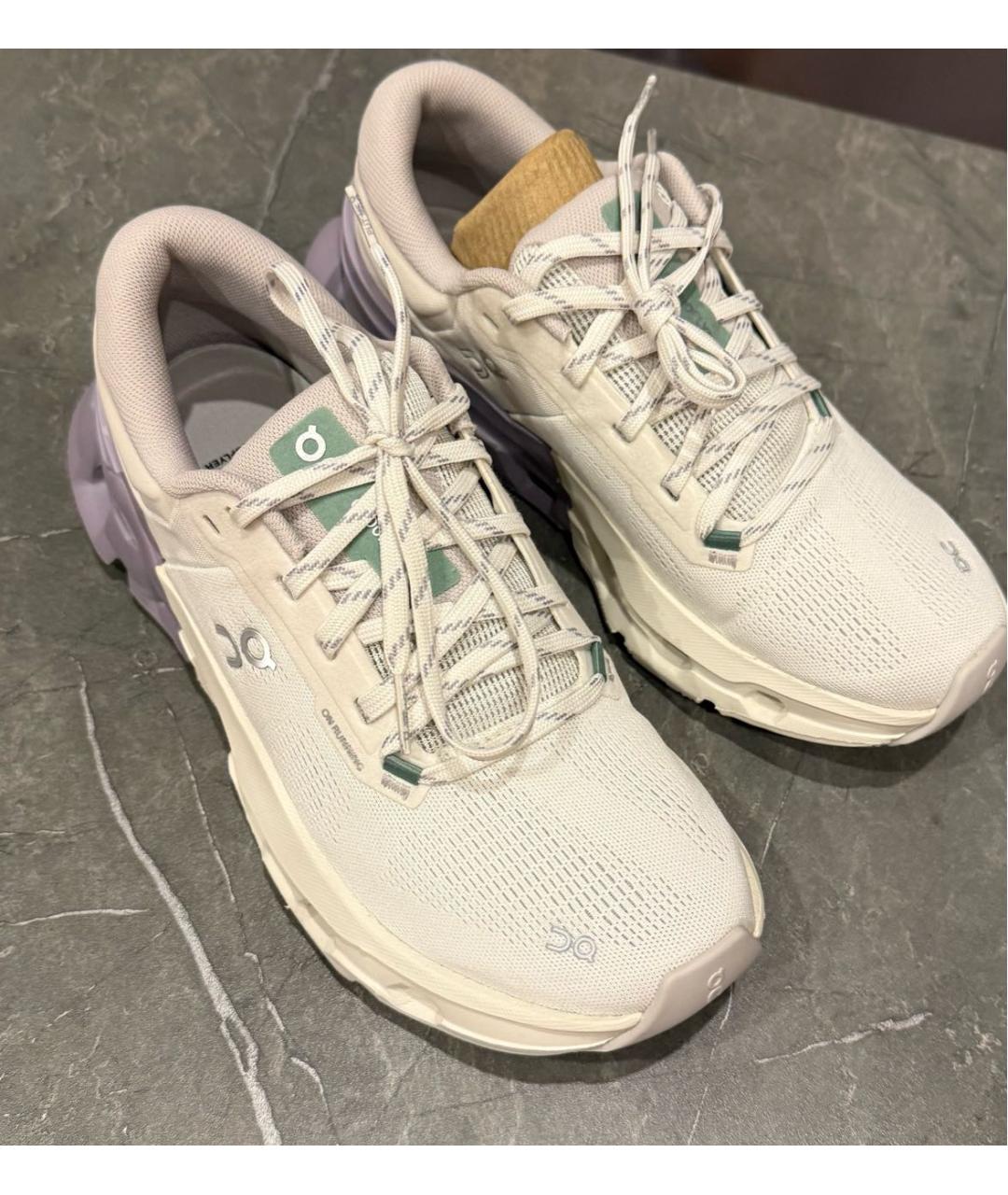 ON Белые текстильные кроссовки, фото 4