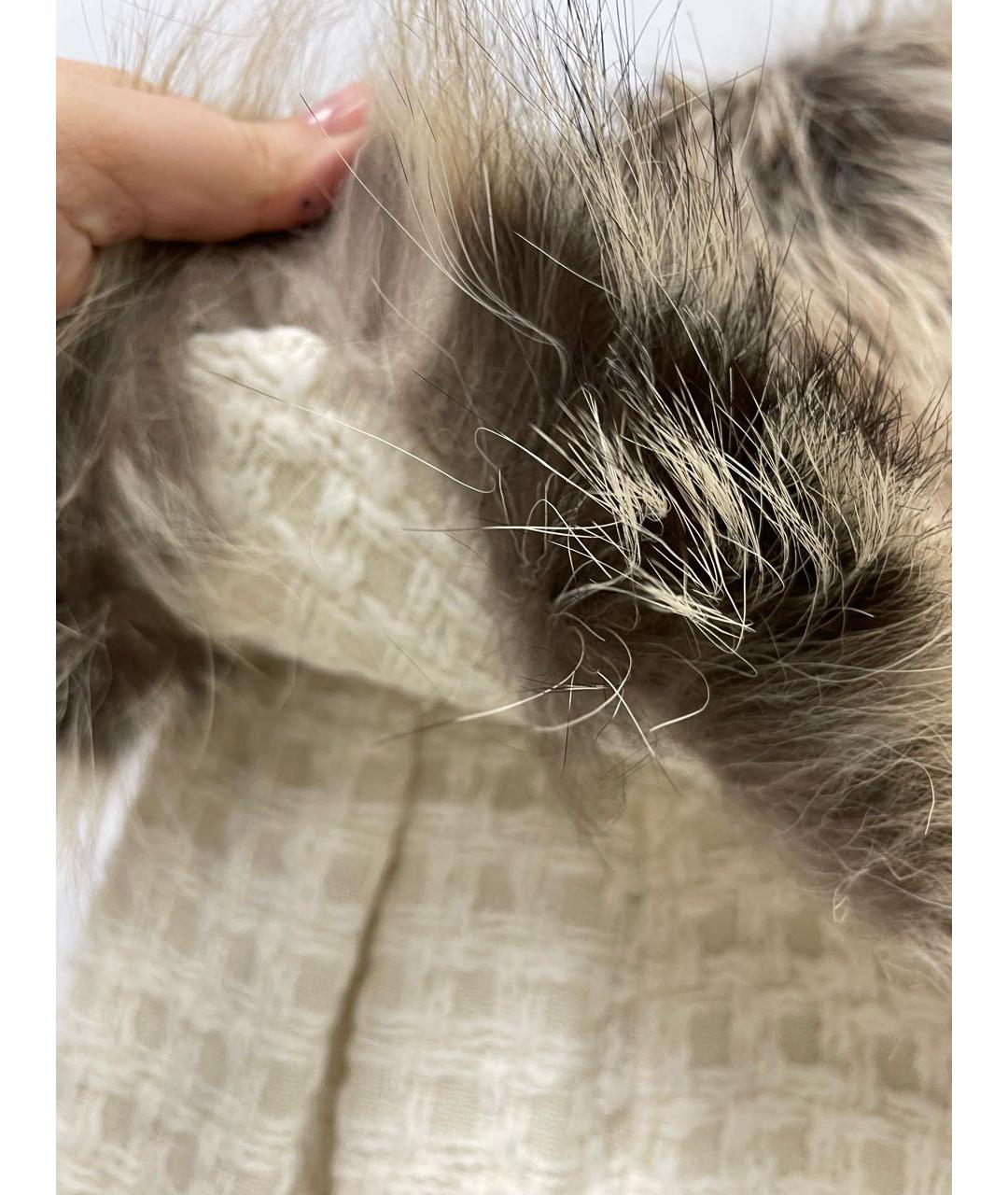 DOLCE&GABBANA Белое пальто, фото 4