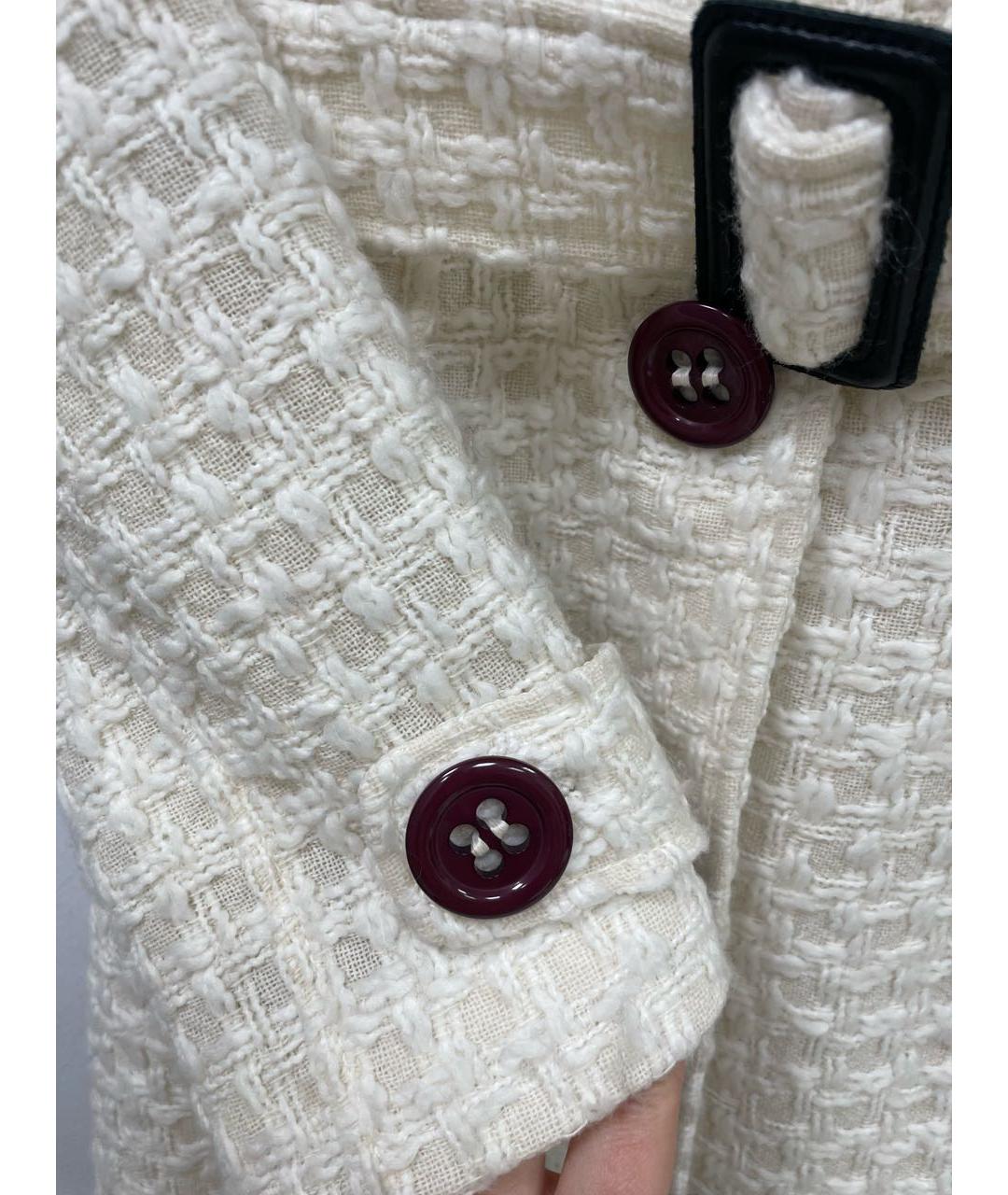 DOLCE&GABBANA Белое пальто, фото 8