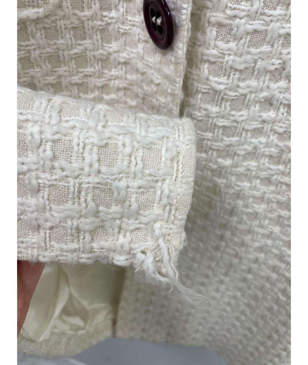 DOLCE&GABBANA Белое пальто, фото 6